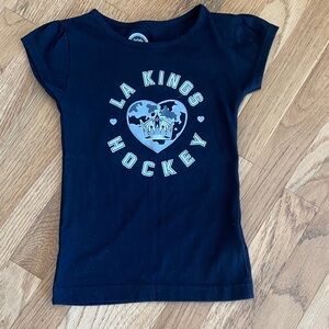 NHL LA Kings Kids Black Tee girls size 3T